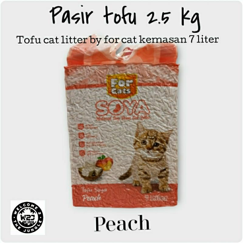 pasir kucing tofu 7 liter forcat