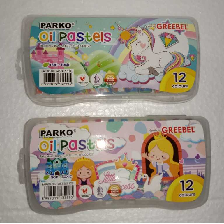 

KRAYON PARKO OIL PASTELS 12 WARNA