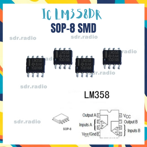 IC SMD LM358 LM358DR SOP8 SOP-8 SMD