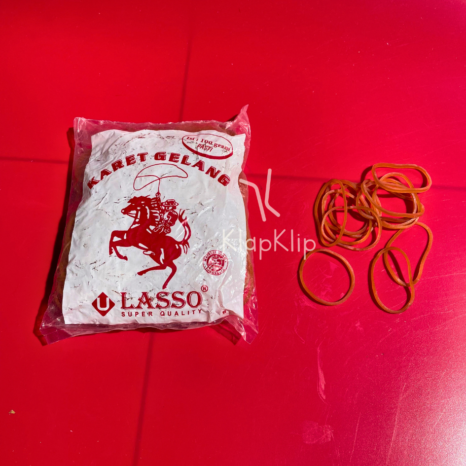 

1 pack = 100gram Karet Gelang LASSO Kuning - Rubber Bands Yellow - Karet Pembungkus Makanan Kualitas Bagus Harga Murah - Karet Makanan Tebal Karet Kuat Kencang - Karet Merah Kuning Coklat - Karet Jepit