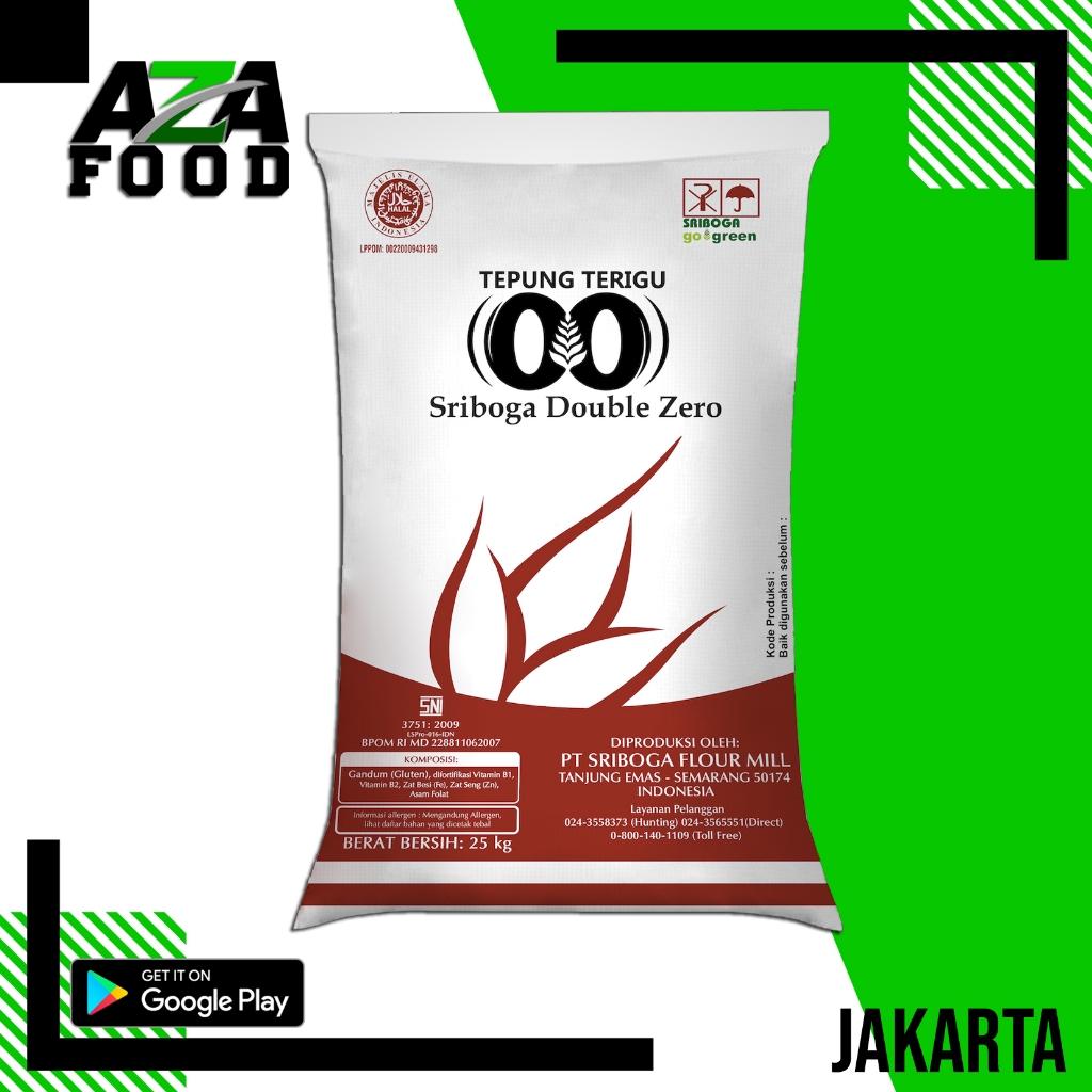 

Sriboga Tepung Terigu Double Zero 25 Kg