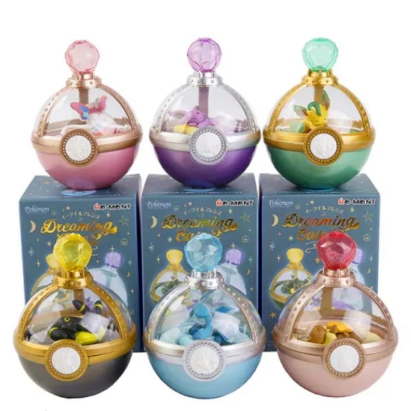[TAKARA TOMY] POKEMON ORIGINAL KW DOME FIGURE REMENT RE-MENT TERRARIUM NEW CUTE KAWAII EEVEE LINNEA 
