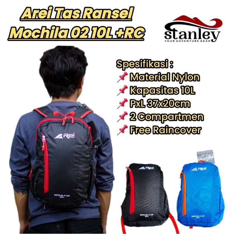 Arei Tas Ransel Mochila 02 10L +RC
