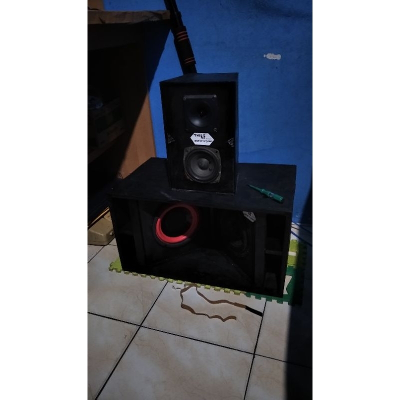 miniatur sound system siap bunyi 6inc