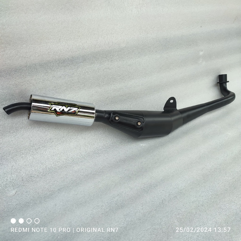 Knalpot Tornado,Kristal,Rc100,Alfa,Zigma,Fiz R,Satria 2tak Rn7 Exhaust Real Picture