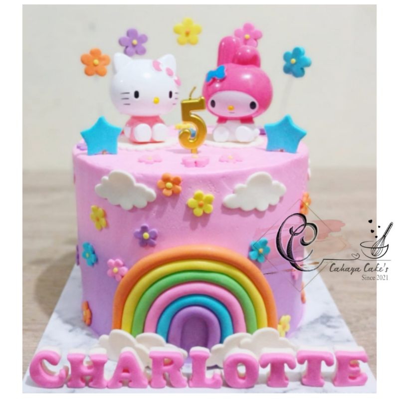 

Melody Cake / Kue Ulang Tahun Hello Kitty / Kue Ultah Melody