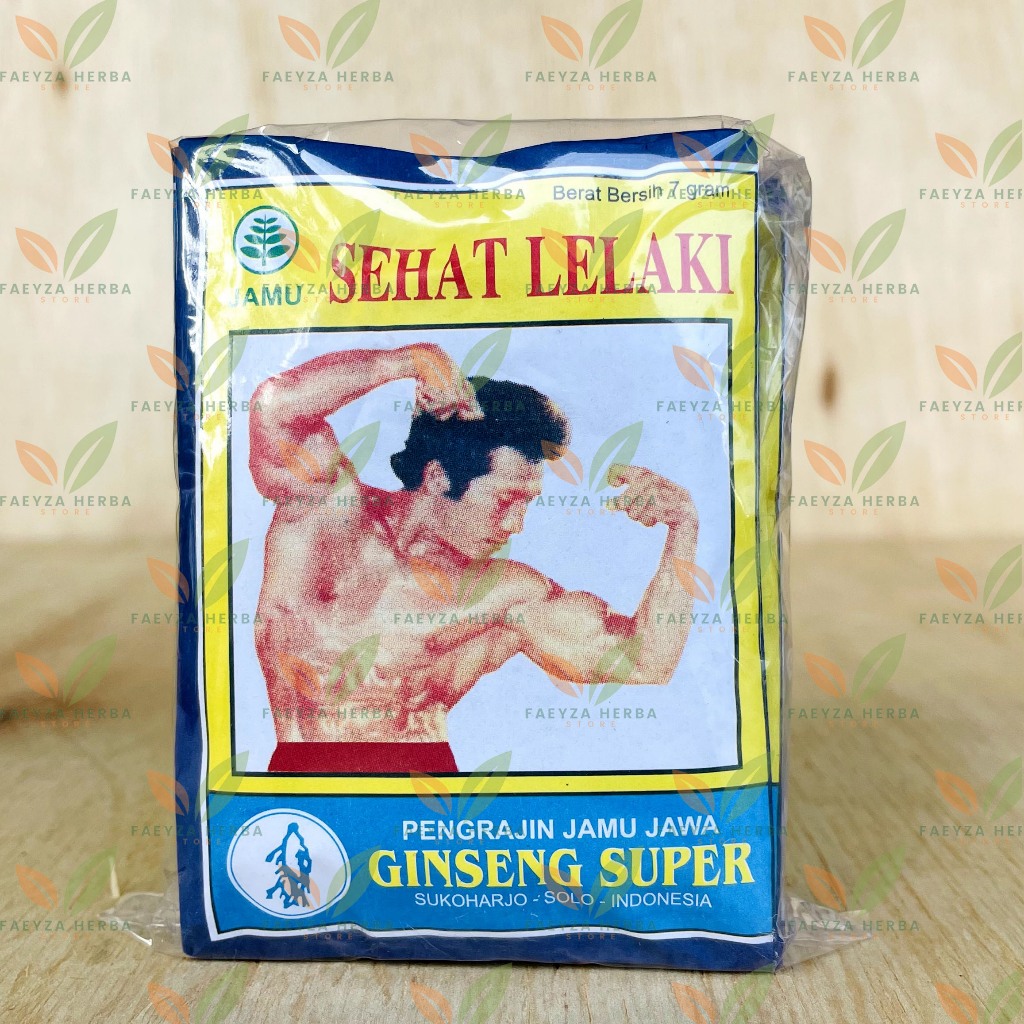 

Jamu Sehat Lelaki bubuk Cap Ginseng Super Jawa Isi 10 Sachet