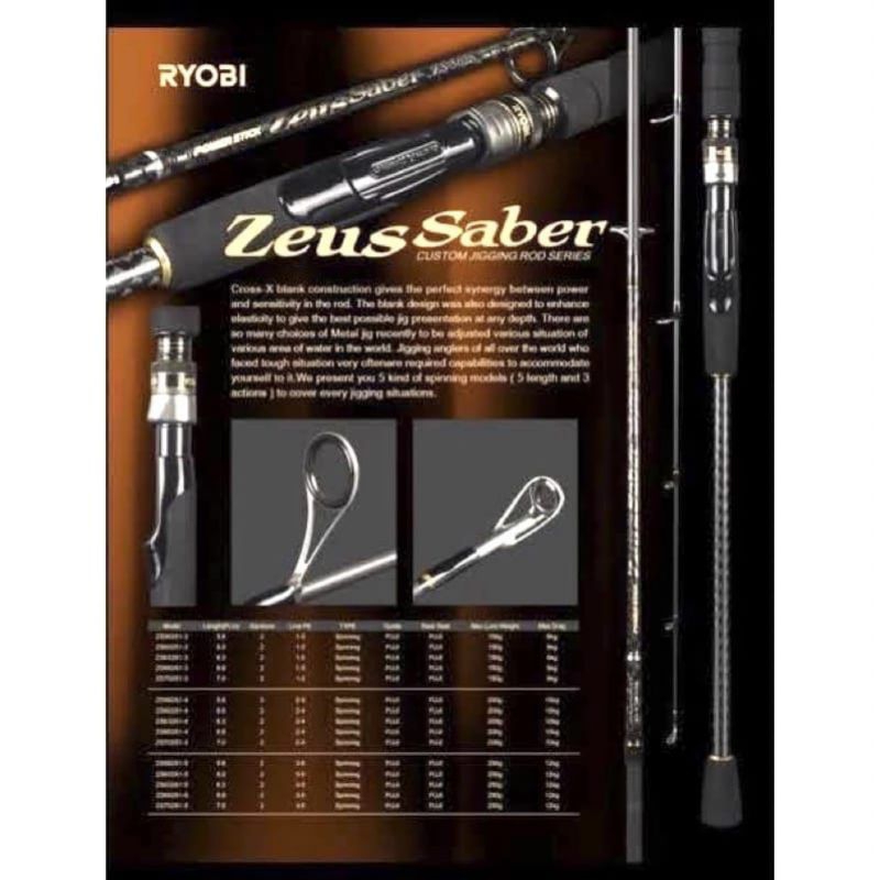 joran pancing Ryobi Zeus Saber