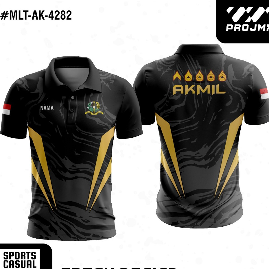 PROJMX - KAOS JERSEY AKADEMI MILITER TEBARU ( BISA CUSTOM )