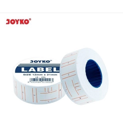 

LABEL HARGA / LABEL LB-2RL (1 baris, PUTIH) JOYKO