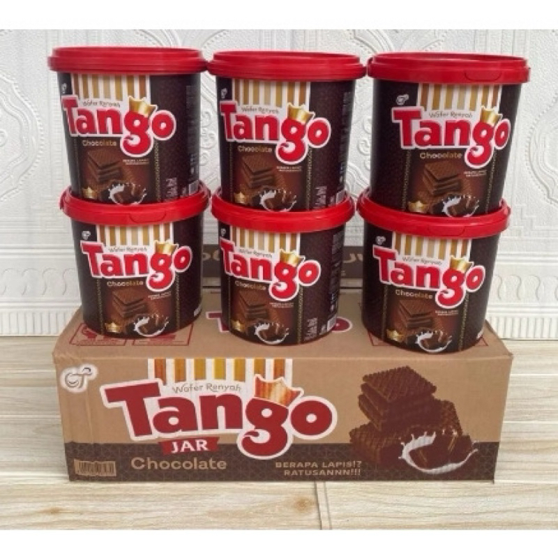 

READY ‼️ Termurah Tango Wafer Jar 1 Dus isi 6 Ember