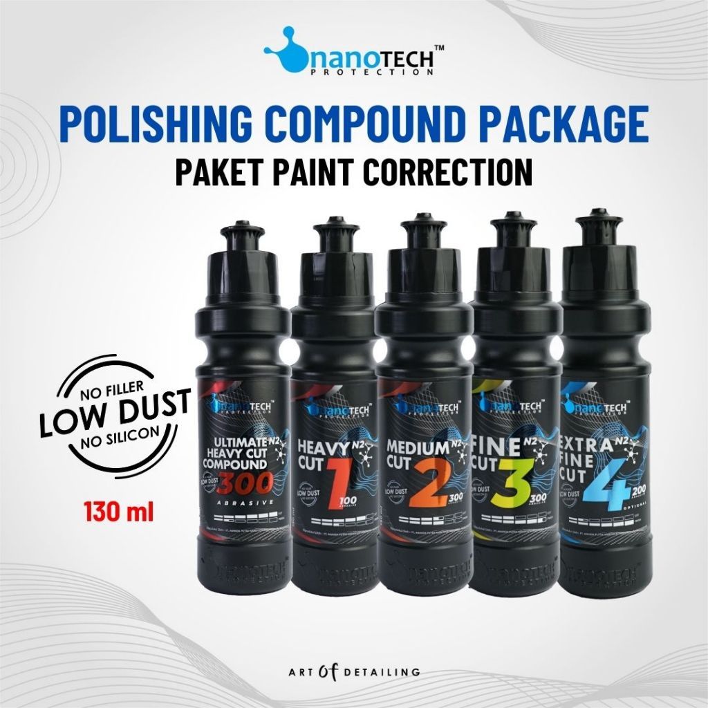 PAKET COMPOUND POLISH 300 STEP 1 2 3 & 4 - OBAT POLES KOMPON