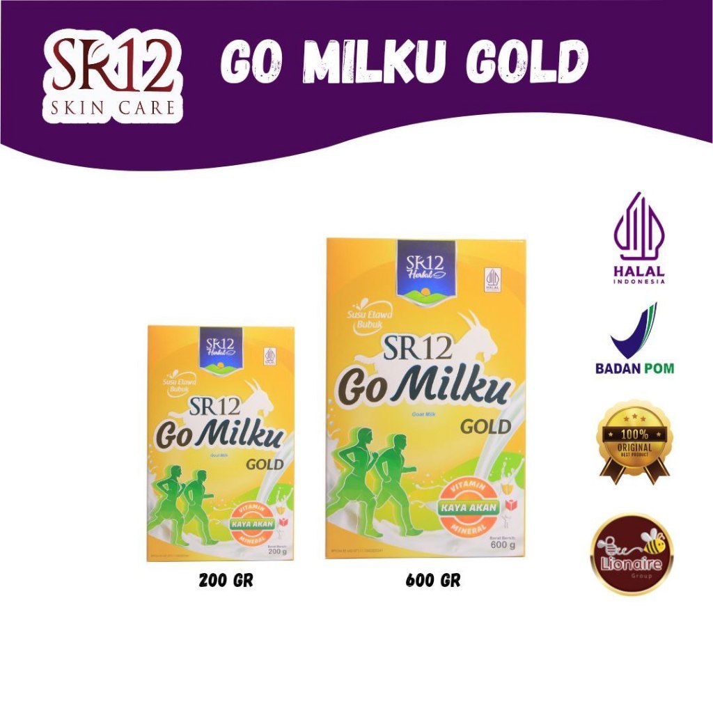 

GOMILKU GOLD SR12 SUSU KAMBING ETAWA NEW / SUSU KAMBING ETAWA PREMIUM KHUSUS DEWASA