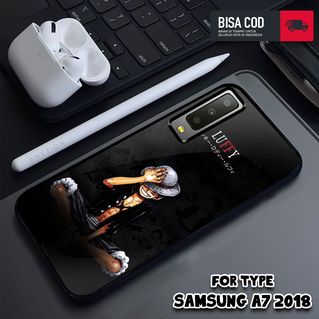 Case SAMSUNG A7 2018 - Casing SAMSUNG A7 2018 - MOTIF ANIME O PIECE 2 - Hardcase Premium Glossy - Ca