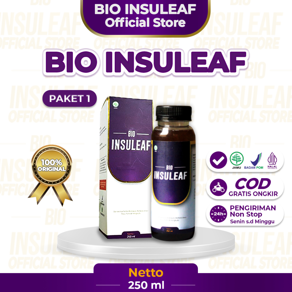 

BIO INSULEAF - Herbal Efektif Membantu Menurunkan Gula Darah Tanpa Efek Samping