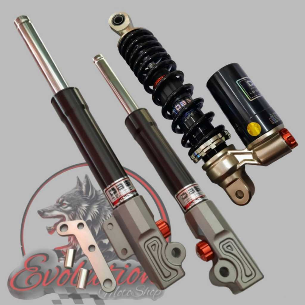 Paketan shockbreaker depan-belakang BEAT - SCOOPY - VARIO150 - MIO SMILE - MIO J - XEON - M3