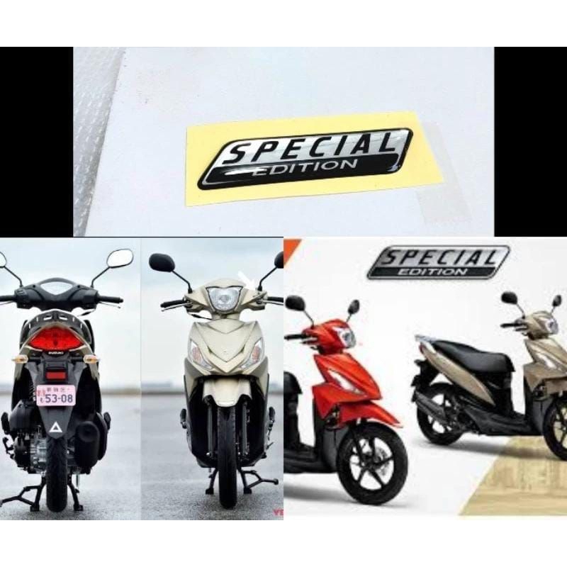 Emblem, Spesial edition, Dapat di aplikasikan pada semua motor Suzuki, 100% original SGA