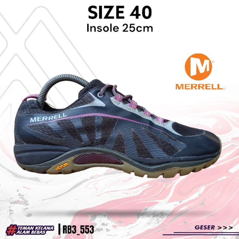 Sepatu Hiking Low Merrell Siren Edge Size 40