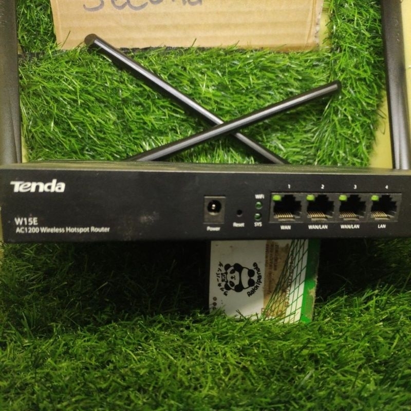 TENDA W15E AC1200 wireless router hotspot load balance VPN portal second