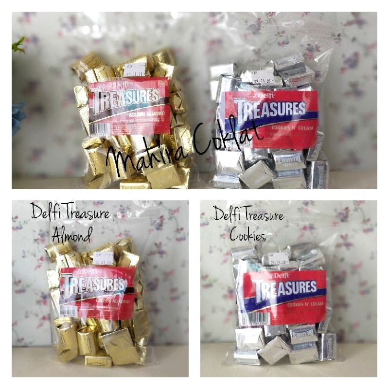 

Coklat Delfi Treasure Almond dan Cookies 500gr delfi treasure gold