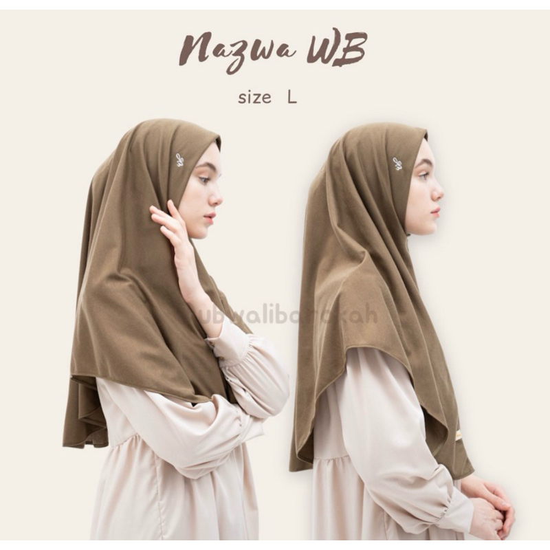 NAZWA KAOS TC L ||  NAZWA WB || JILBAB INSTAN
