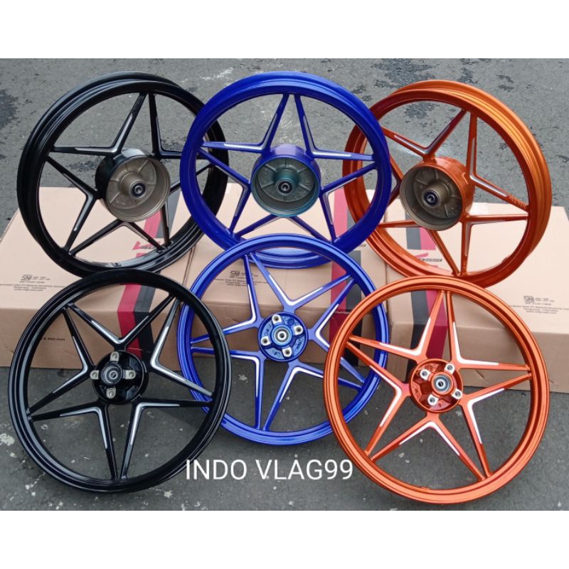 VELG/PELAK VROSSI SPRINT ORBIT X Y JUPITER MX  RING 17X160/185 PALANG BINTANG