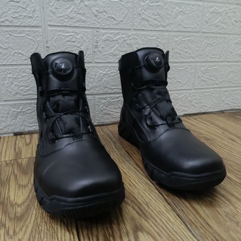 Sepatu PDH PDL Lantas Tali Putar / Sepatu Midtrack