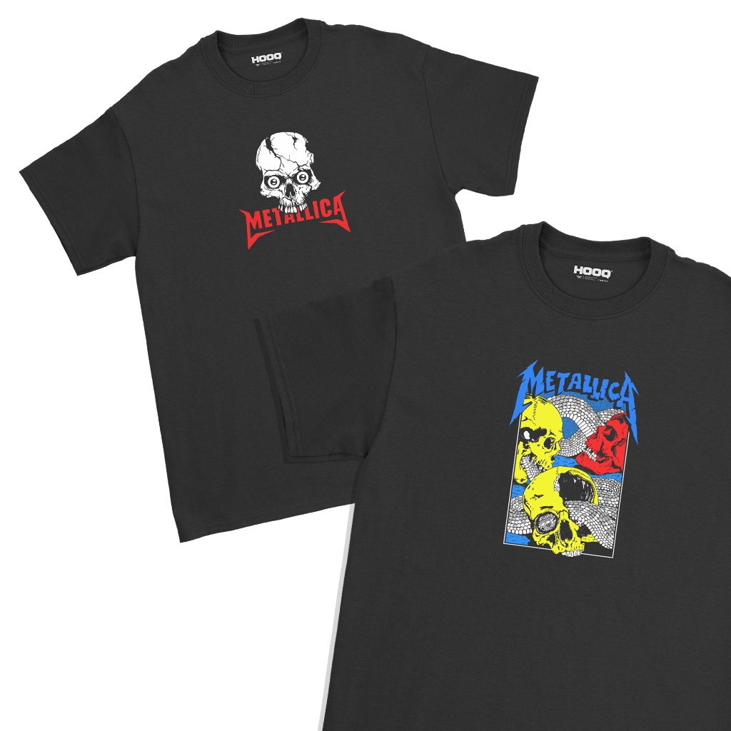 Kaos Metallica Skull Reguler T-shirt Metallica Band Shirt