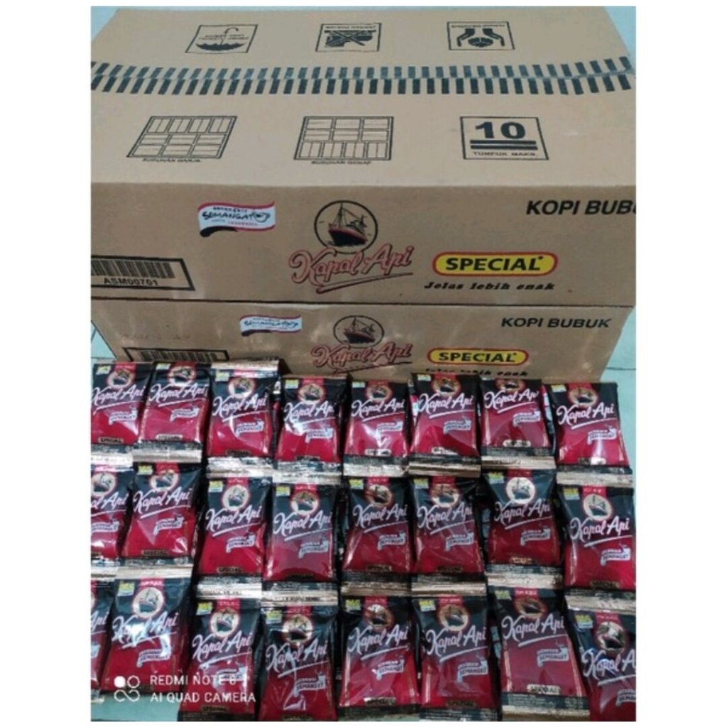 

50 PCS / 5 RENTENG KOPI KAPAL API SPECIAL MINI 6 GRAM (TANPA GULA)