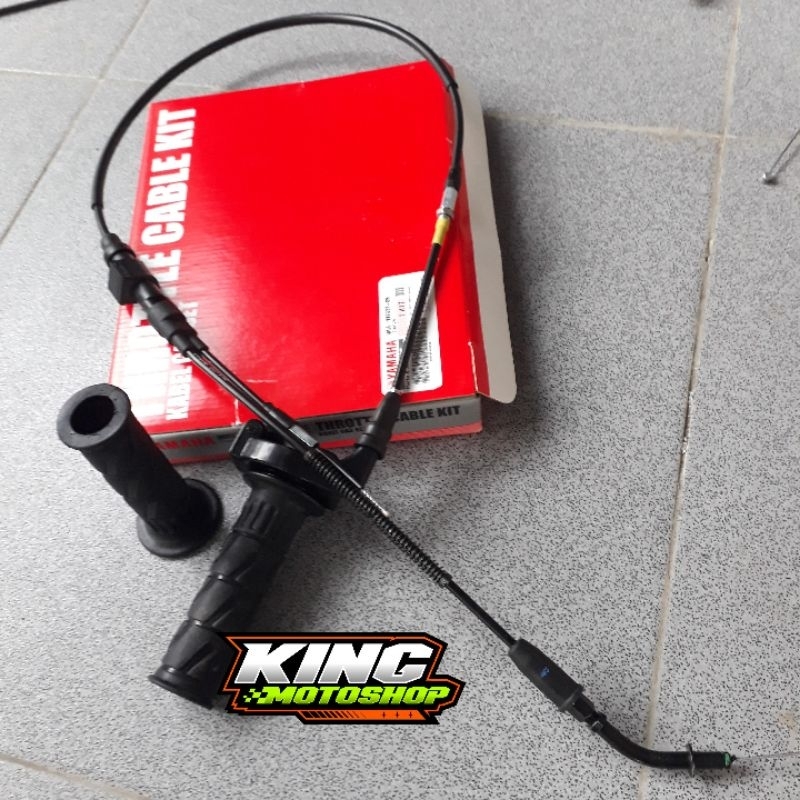 GAS SPONTAN YZ 2 CABANG KABEL ORIGINAL YAMAHA  PNP RX KING