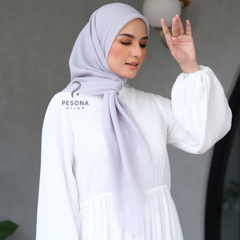 Pesona Hijab - Segiempat Pollycotton Lasercut
