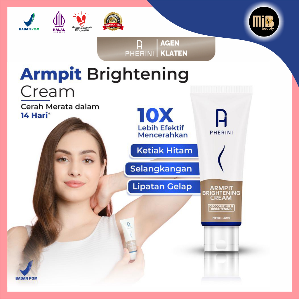 PHERINI Underarm Armpit Brightening Cream Pemutih Ketiak dan Selangkangan Ampuh
