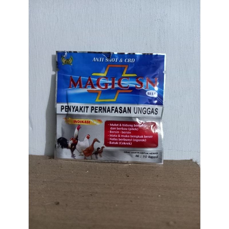 magic sn obat penyakit pernafasan unggas obat ayam sakit isi 10kapsul