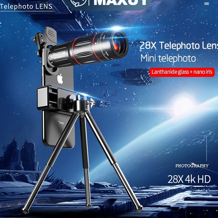 gP Lensa apexel 18x25 Lensa kamera hp Apexel 2x Apexel 18x zoom telezoom