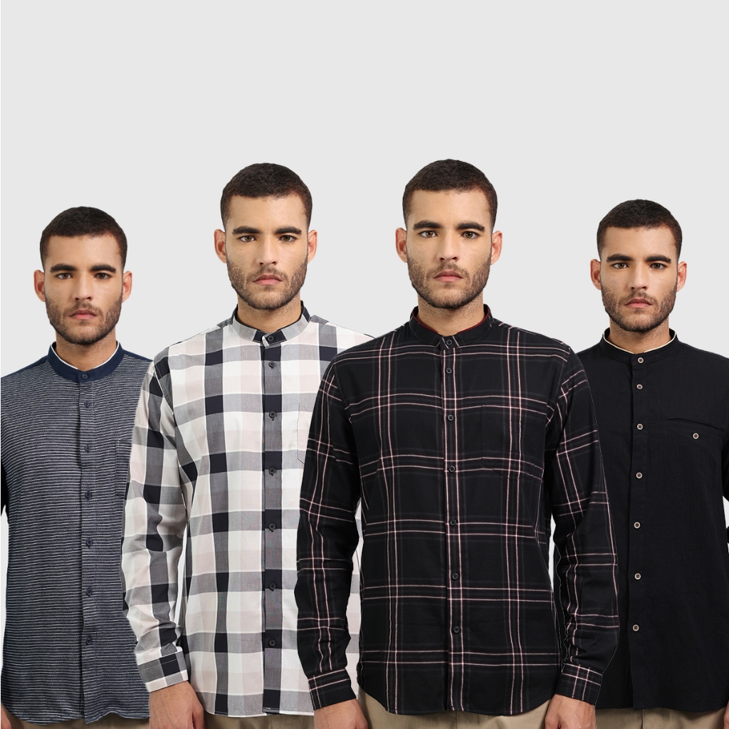 MOC Baju Koko Shanghai Lengan Panjang Pria Collection 01