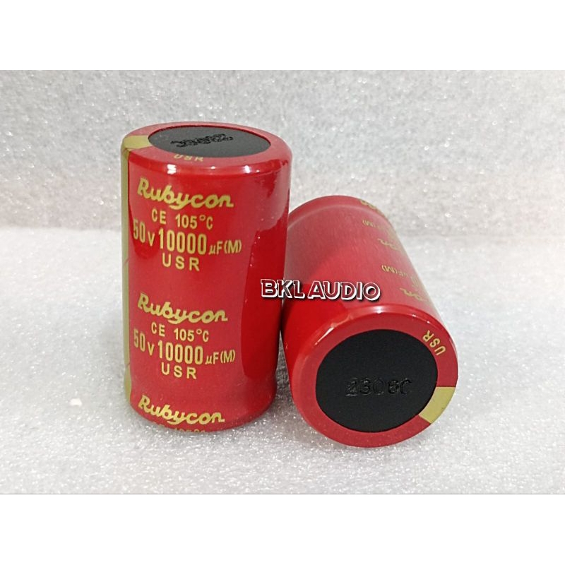 ELCO ROBYCON RED 10000UF 50VOL USR JAPAN. 1X