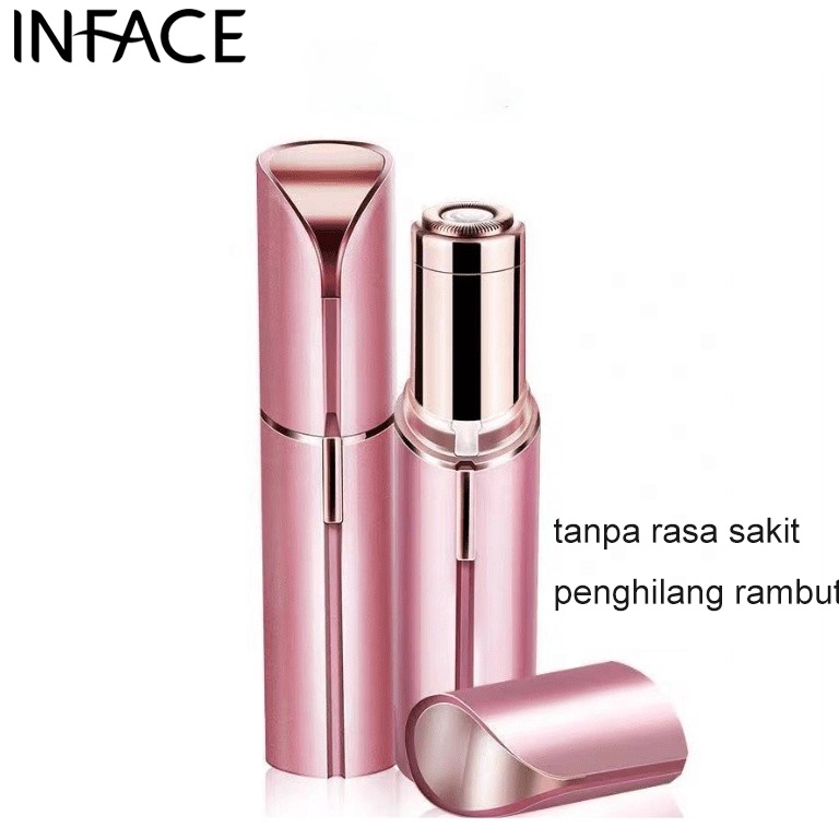 ART R43X VIVID VOGUE Penghilang Rambut Wajah Portabel USB Listrik Isi Ulang Mini Lipstik Alis Pemang