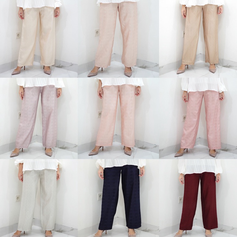 KODE F22S Celana Kulot Viscose HANYA CELANA SAJA by SARAH THE LABEL