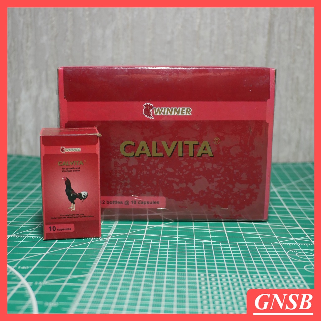 CALVITA LAGA 1KTK ISI 12BTL OBAT AYAM TARUNG KALSIUM MEMPERKUAT OTOT PADA AYAM LAGA