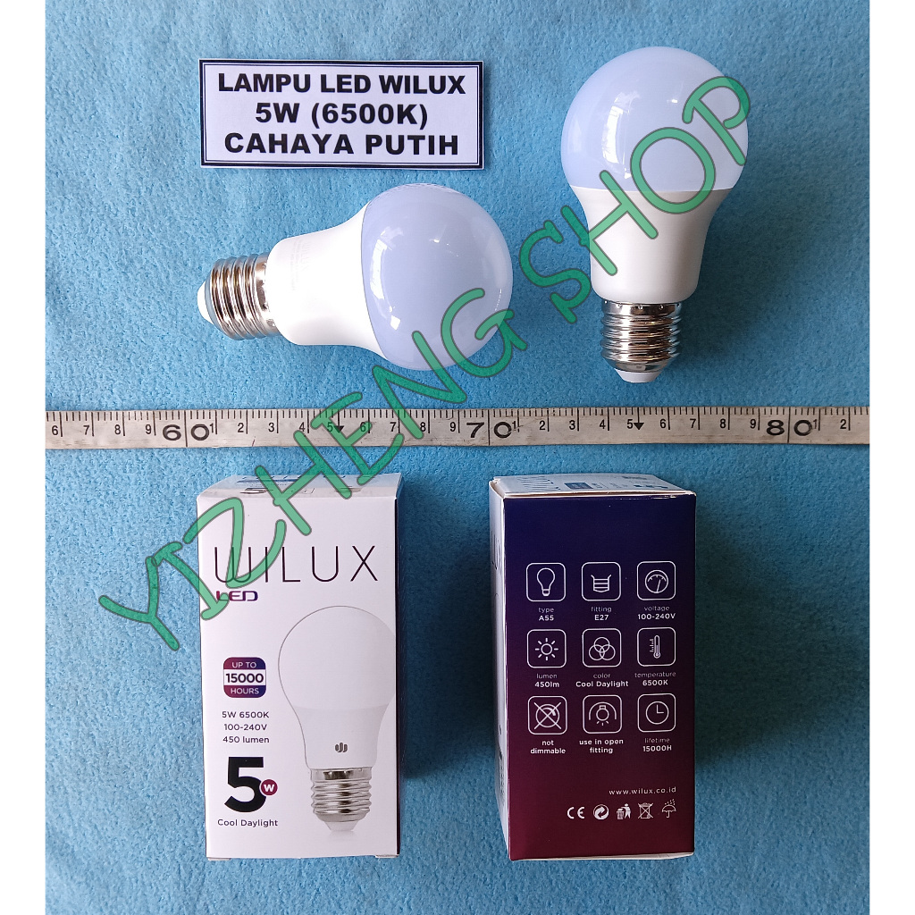 LAMPU LED 5W WILUX 6500K PUTIH