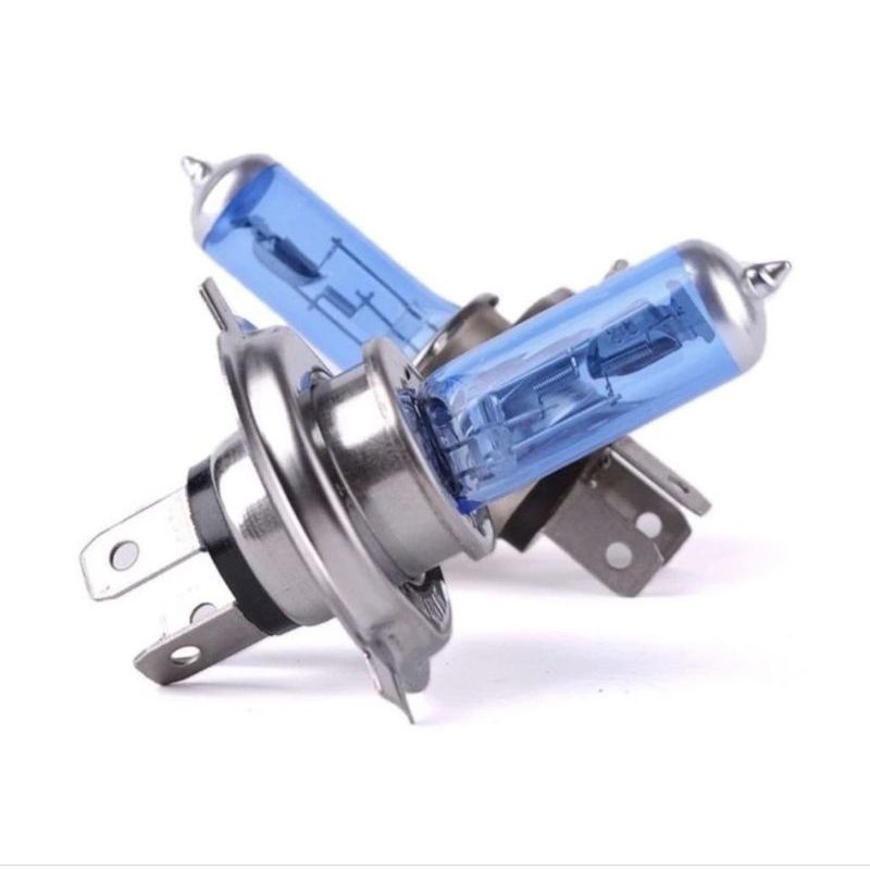 Bohlam Lampu Depan Halogen Biru TDH Motor Sport Universal 45w