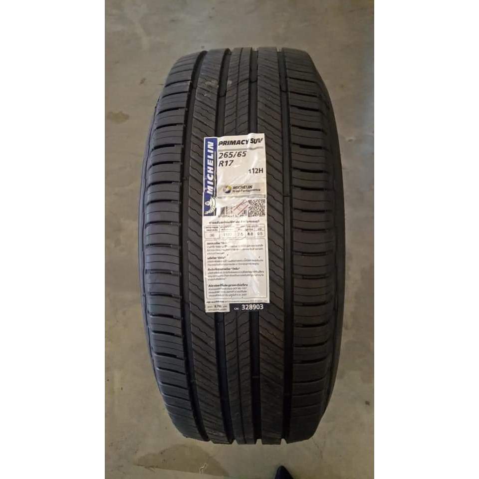 Michelin 265/65 R17 Primacy Suv Ban Mobil Pajero Fortuner dot2021