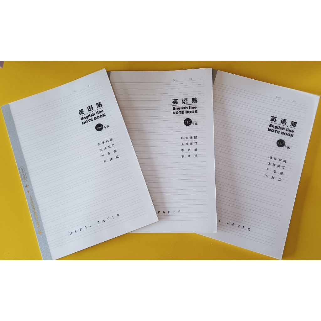 

(10 PCS) Buku Tulis Tegak Bersambung Kertas Tebal - DEPAI