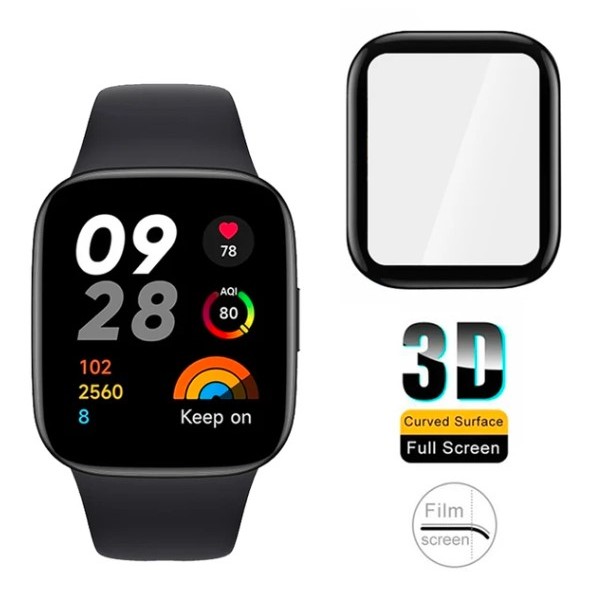 Anti Gores Tempered Glass Redmi Watch Active 4/3 Mi Watch Lite 2 Screen Protector Screen Guard Smart