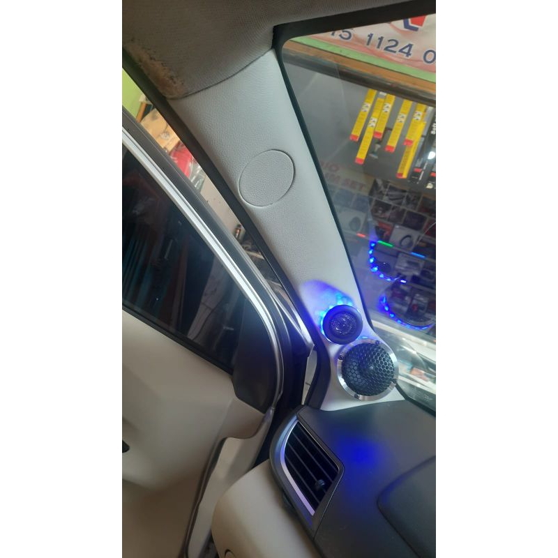 Pilar 3 way avanza/xenia Fullset lengkap speaker midrange dan tweeter