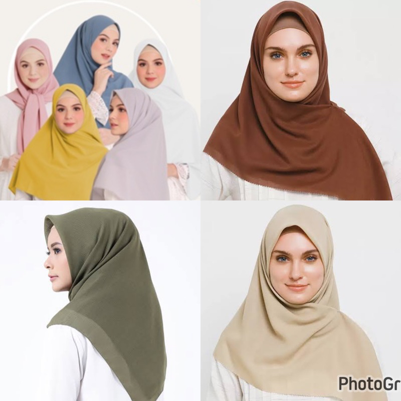 VOAL POLOS | JILBAB VOAL POLOS PREMIUM