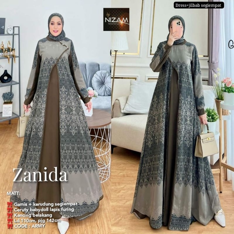 ZANIDA GAMIS PLUS JILBAB BY NIZAM
