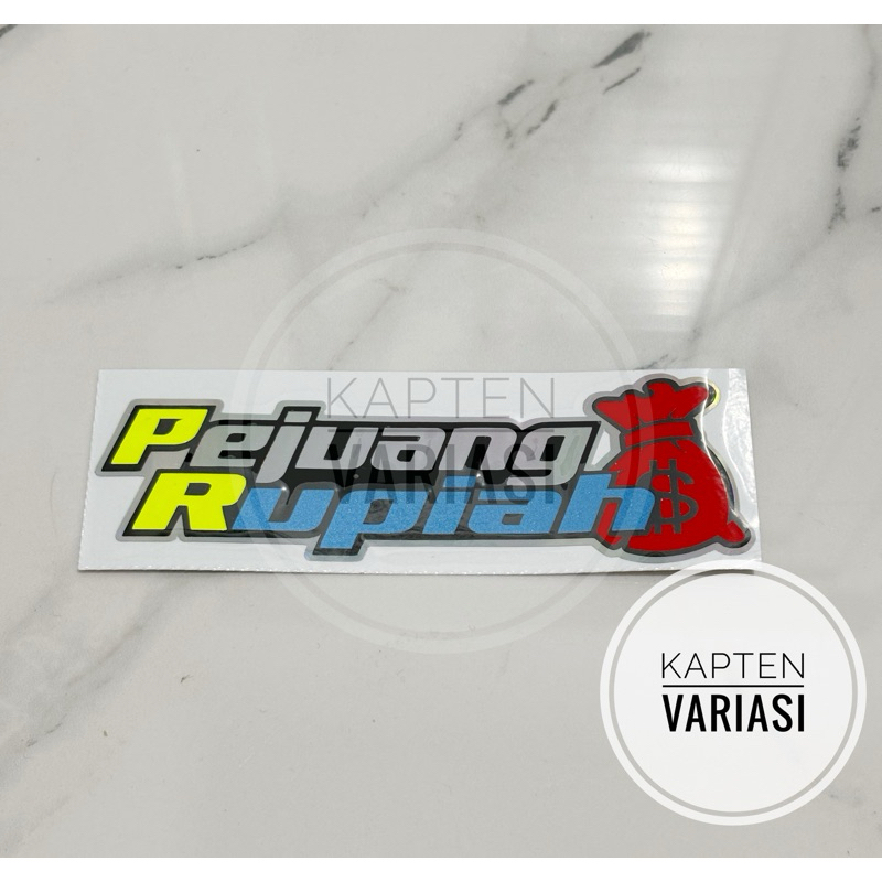 stiker sticker pejuang rupiah motor