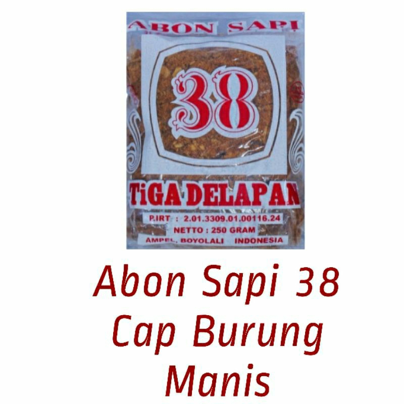 

Abon Sapi 38 Cap Burung