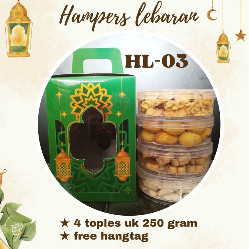 

HL - 03 / Hampers Kue lebaran Free hangtag